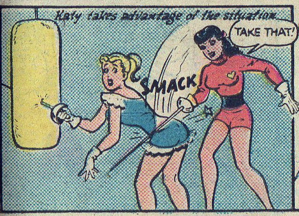 spanking panel from laugh comics digest #37