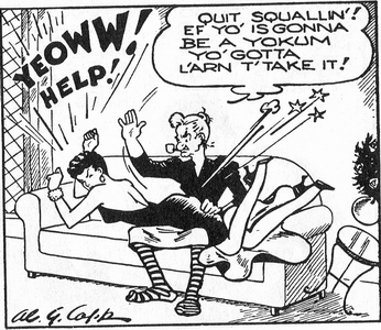 mammy spanks mimi in li'l abner