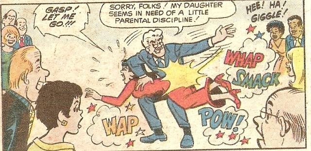 veronica spanked by her father