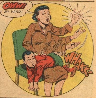 lois tries to spank super-tot