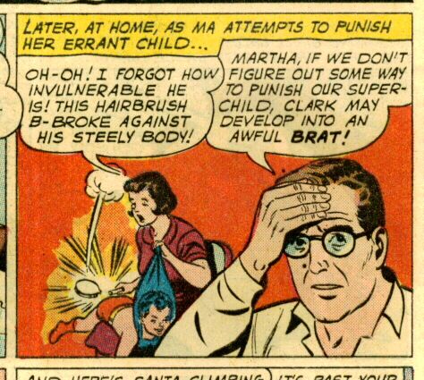 martha kent spanks super-tot