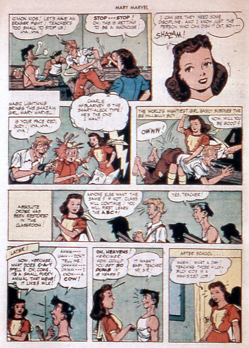 spanking from Mary Marvel #1