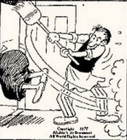 mutt and jeff 01/08/1979 spanking panel