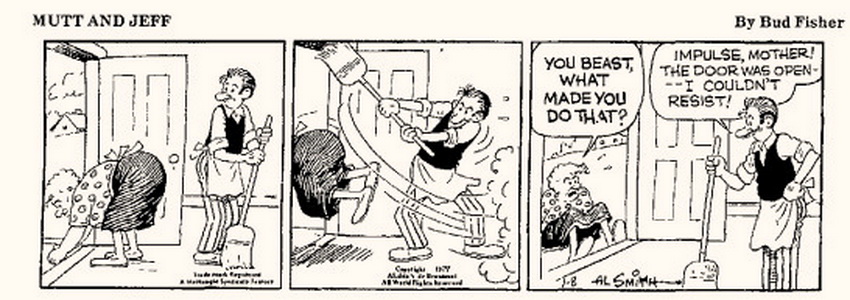 mutt and jeff 01/08/1979 spanking