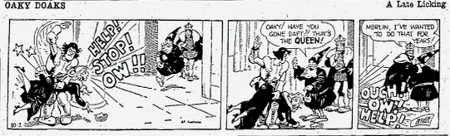 oaky doaks daily strip October 2, 1943