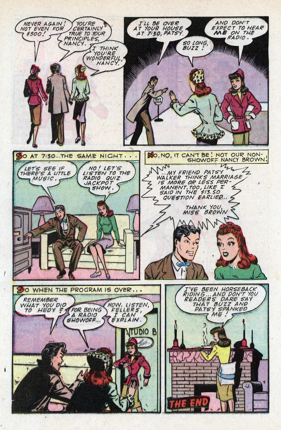 patsy walker #3 post-spanking page