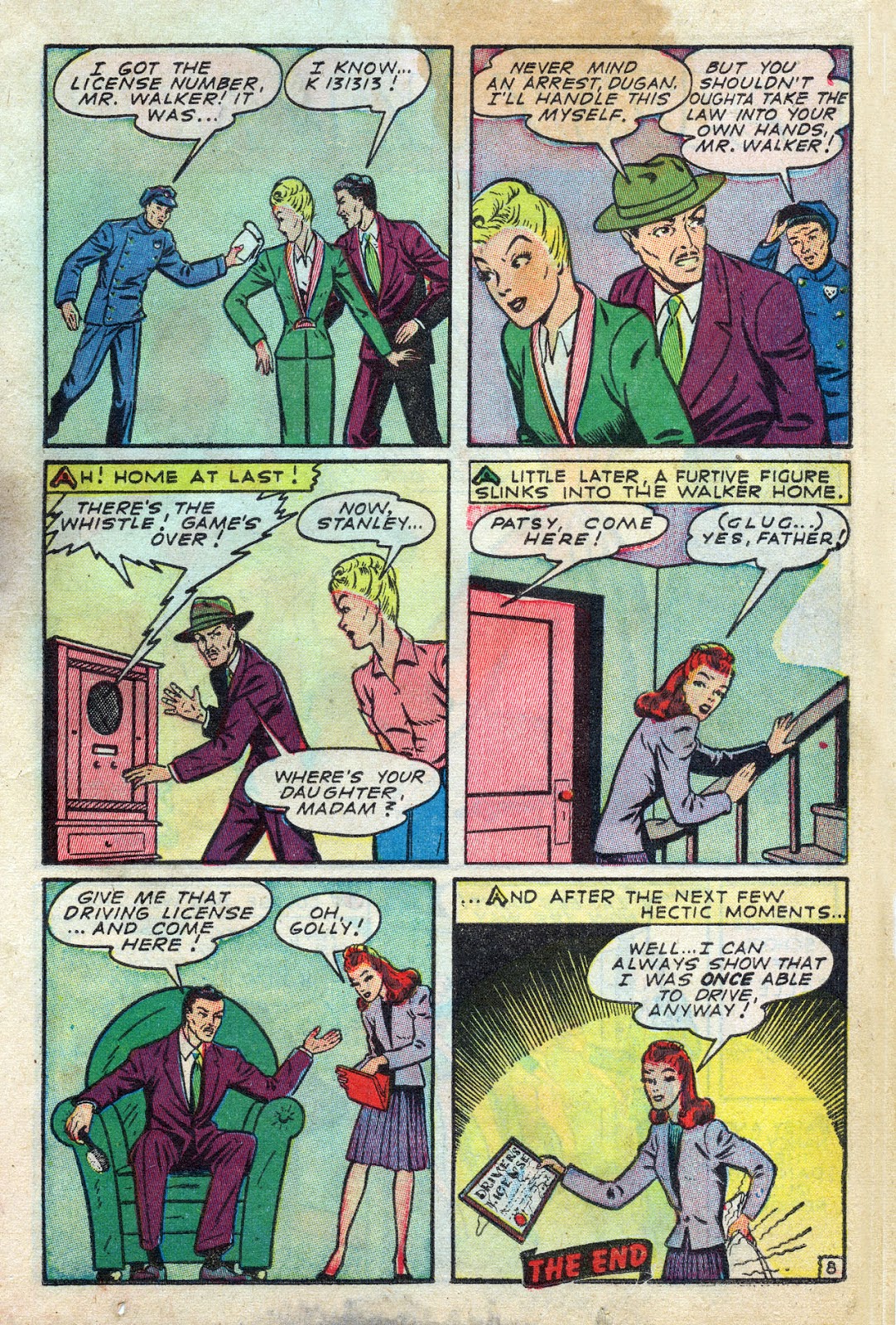 patsy walker #7 post-spanking page