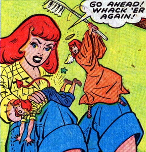 patsy walker with pillow under her bottom