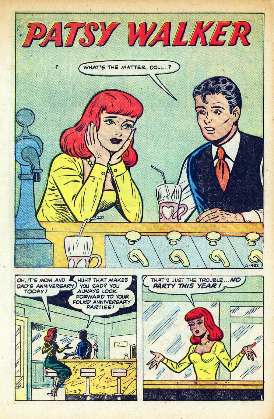 patsy walker #41 story page 1