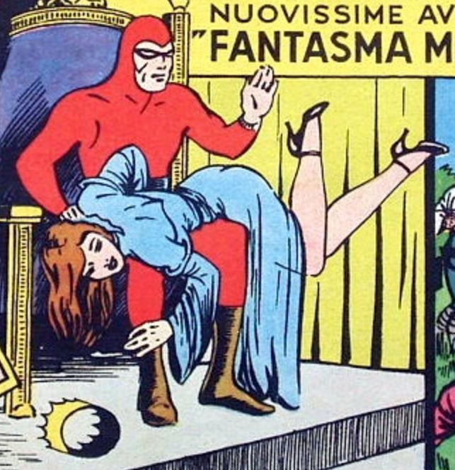The Phantom spanks queen pera colorized by todd