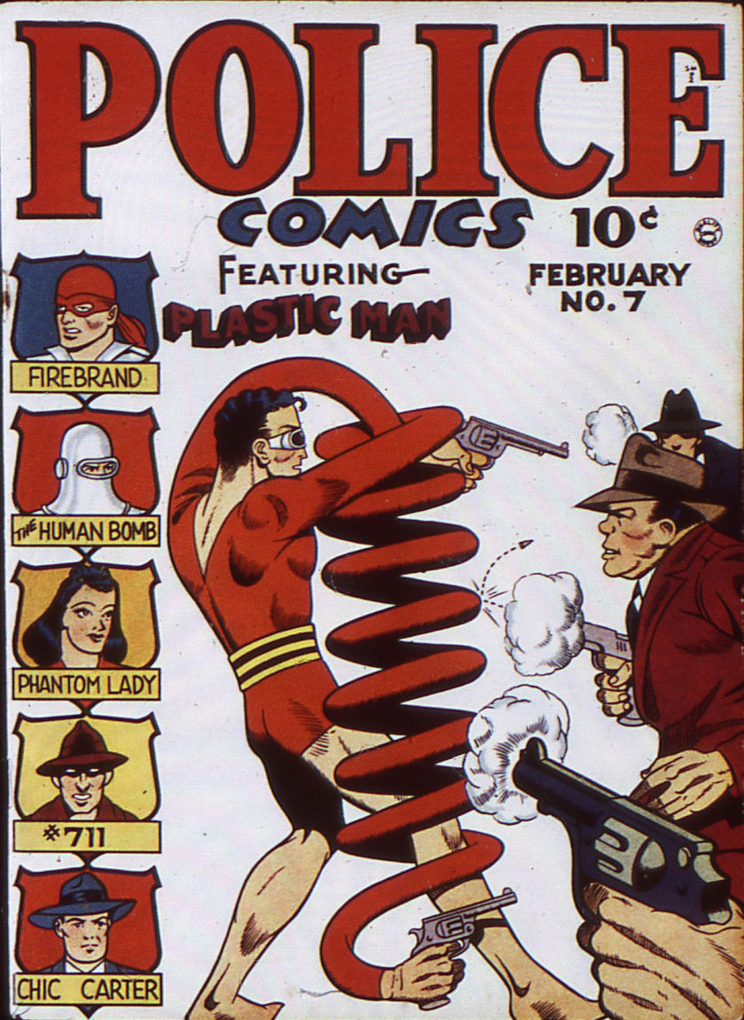 cover of police comics #7