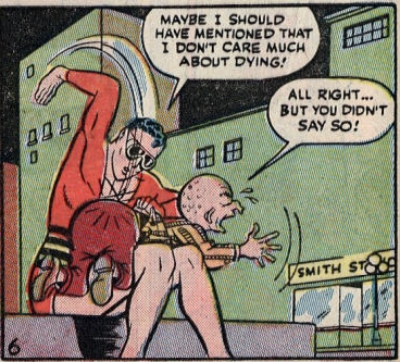 plastic man spanks dr. dratt