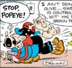 popeye spanks olive oyl