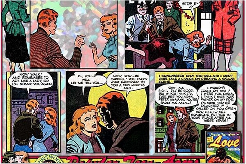 interior spanking from Popular Teen-Agers #14