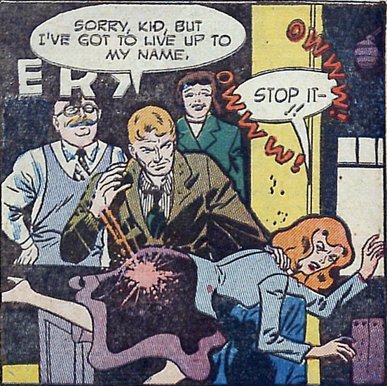 spanking panel from Popular Teen-Agers #14