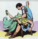 prince valiant spanks his wife