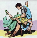 prince valiant spanks his wife
