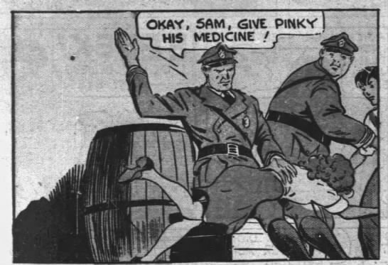 radio patrol 11/03/1940 spanking panel 1