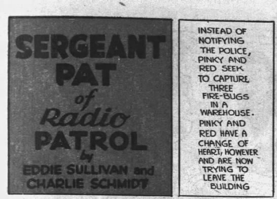 radio patrol title panel 11/03/1940