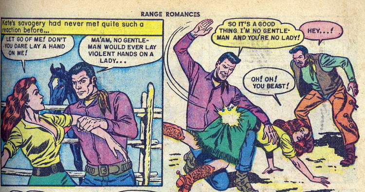 spanking panels from range romances #2