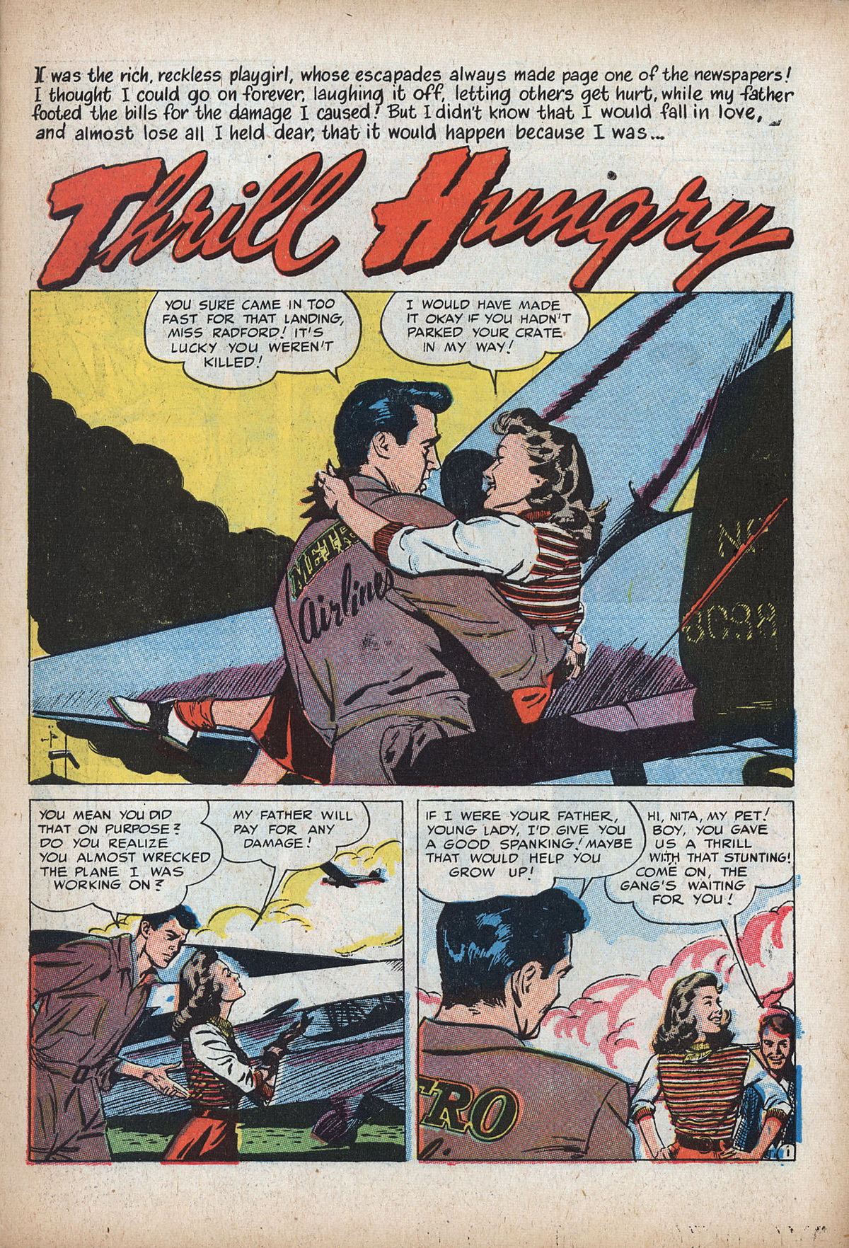 romantic marriage thrill hungry splash page