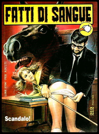 italian comic fatti de sangue school caning