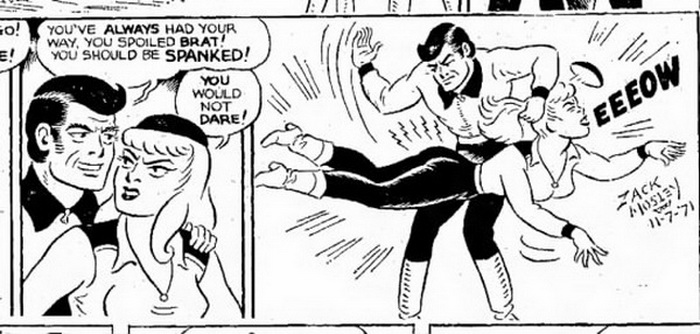 smilin jack november 6 1971 spanking panel