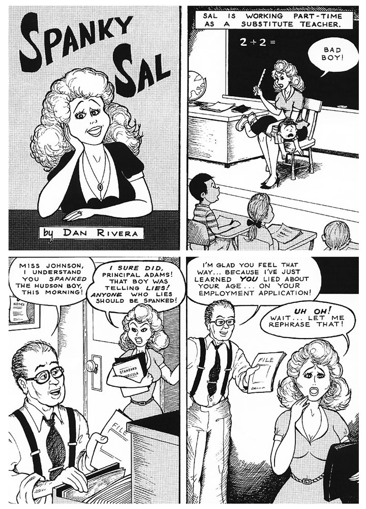 dan rivera's spanky sal comic strip