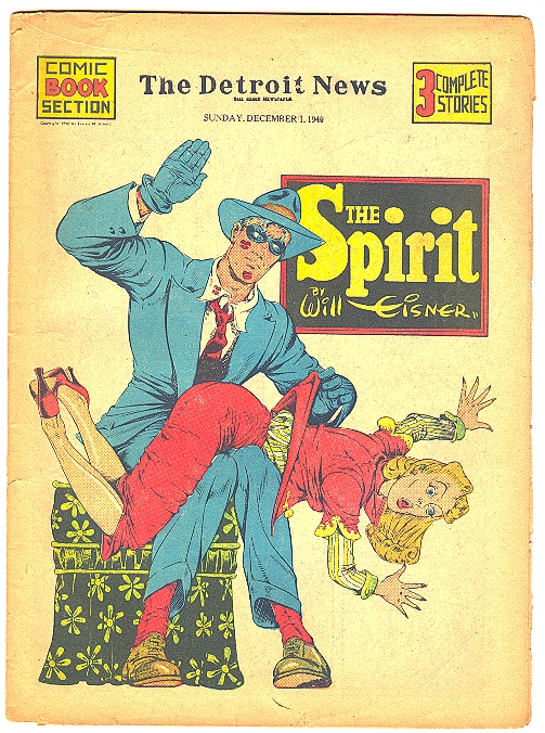 Spirit spanking Ellen from the original Sunday papers