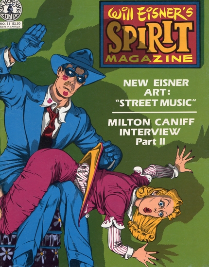 Spirit spanking Ellen from Spirit #7 splash page