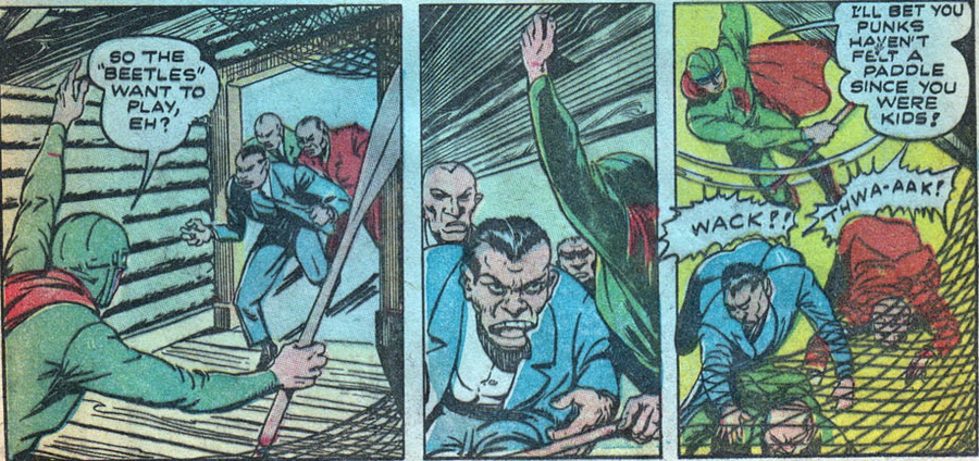 double-paddling sequence from spy smasher #10