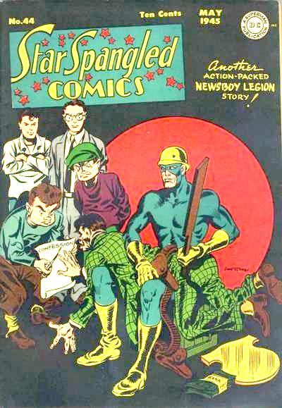 spanking cover of star spangled comics #44