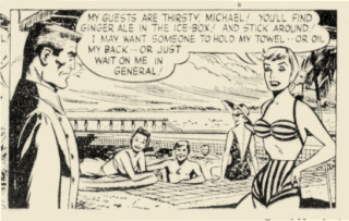 steve roper comic strip 11/13/1957
