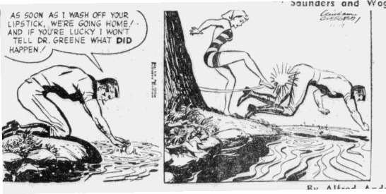 steve roper comic strip 11/19/1957