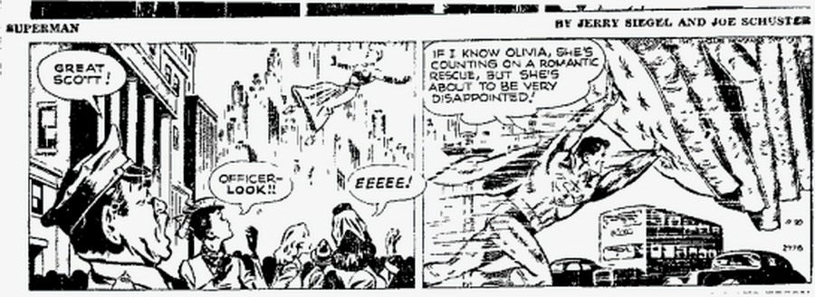 superman newspaper strip from 11/20/1947