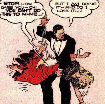 jack phillips spanks nancy talbot in the superman sunday comic strip