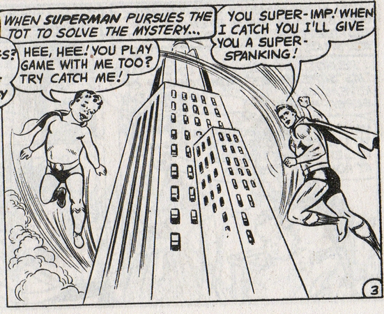 spanking threat from superman #140