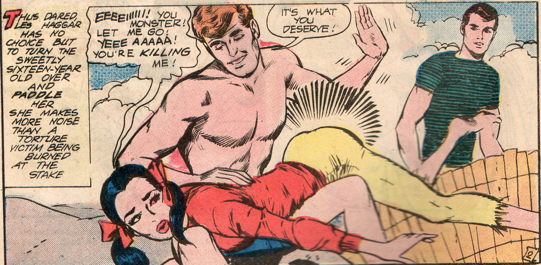 spanking from Teenage Love #57