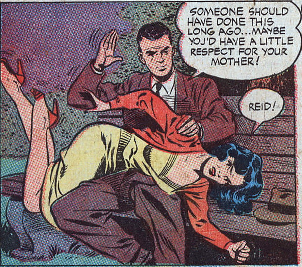 romantic marriage #18 spanking panel