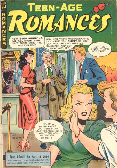 teen-age romances #3 cover