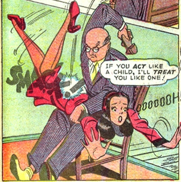 teen comics #25 spanking panel