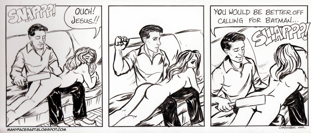 john smacks elly in the comic strip for better or for worse