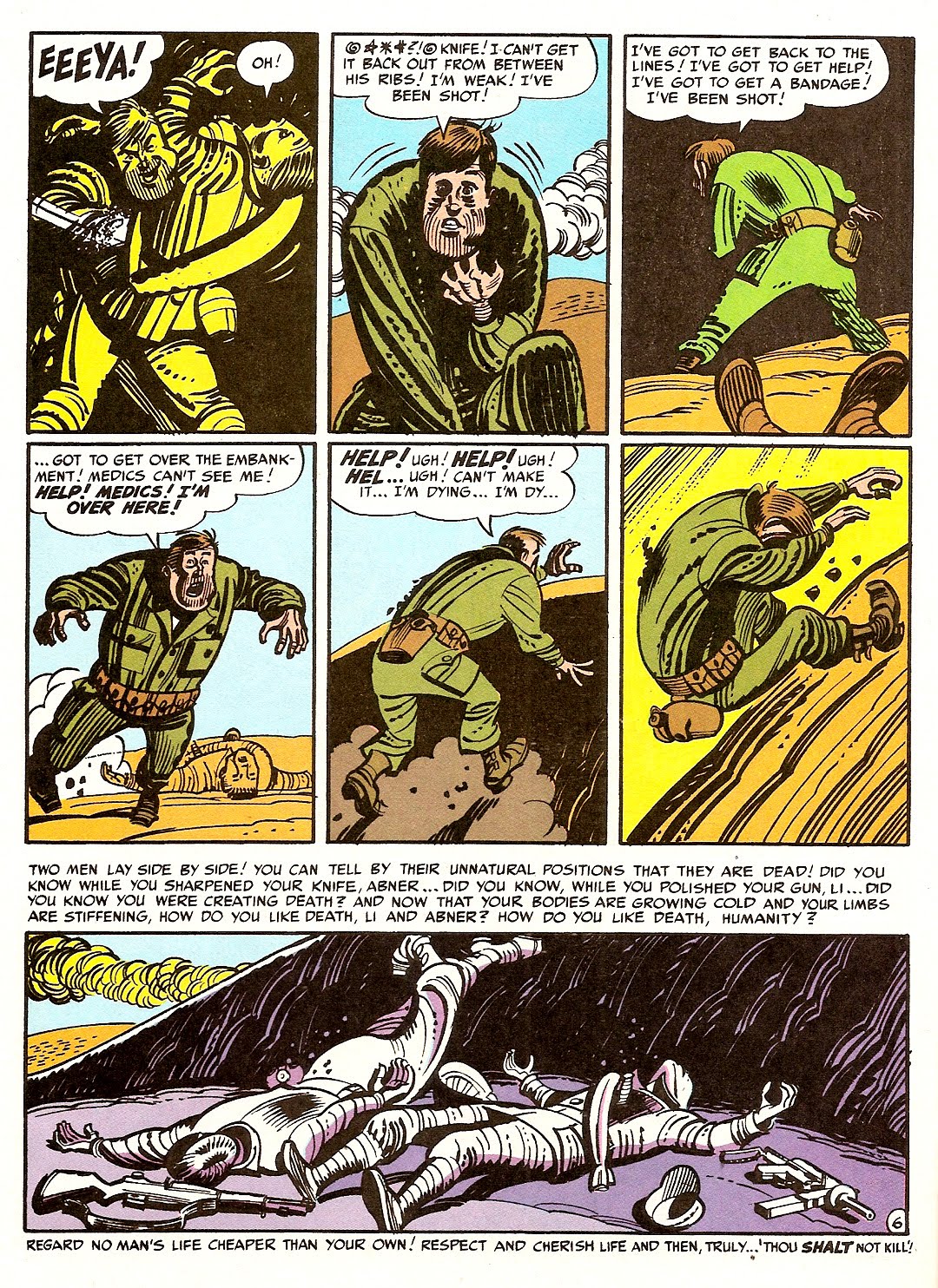 page from war comic two-fisted tales