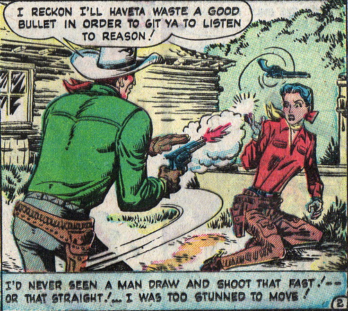 western life romances #2 panel