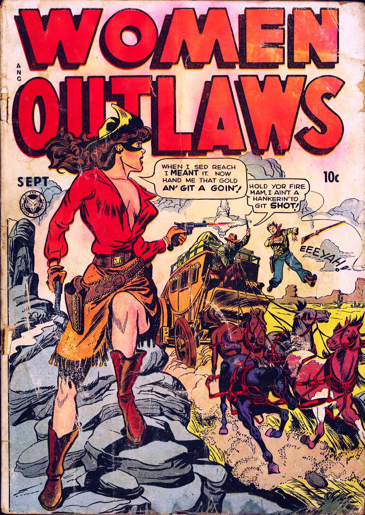 cover of women outlaws #2