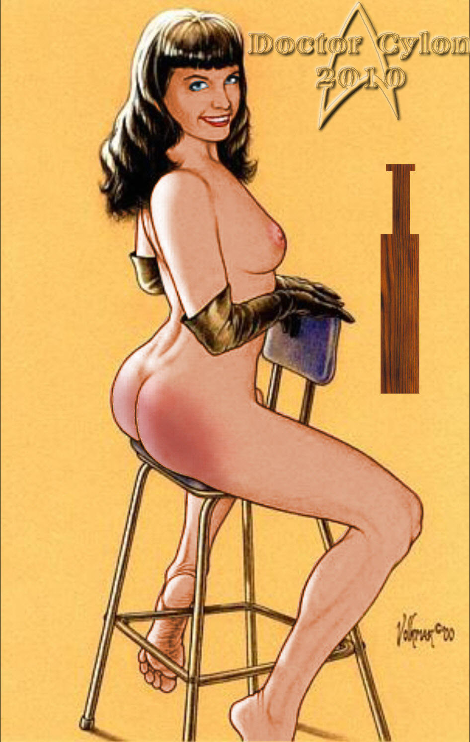 doc cylon bettie page tribute