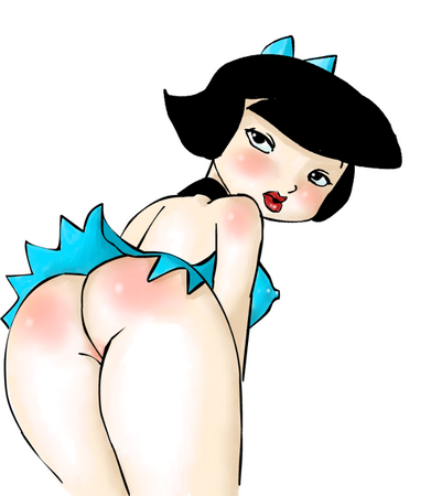 betty rubble after spanking