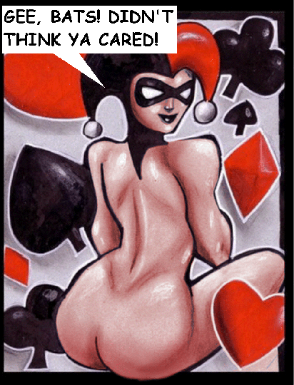 Spanking Harley Quinn.