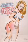 hooters girl got spanked on route 69 by doc cylon
