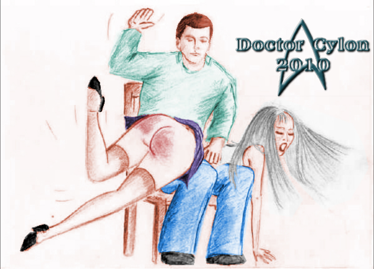 doc cylon colorizes an otk spanking
